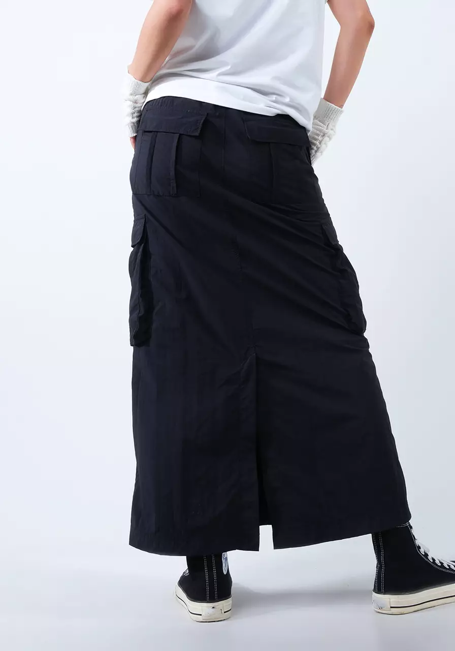 Rok Midi Wanita Zola Black