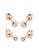 ELLI GERMANY white Earrings Rose Gold Plated Crystal EL474AC13PPMMY_1