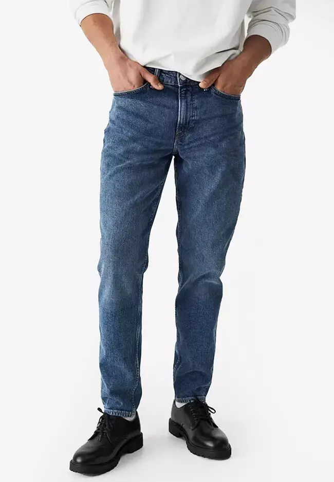 Buy H&M Regular Tapered Jeans Online
