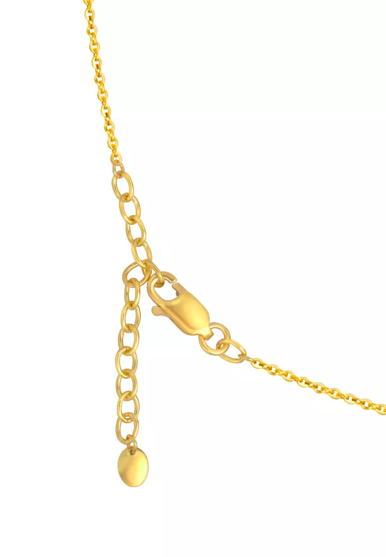 TOMEI Clutch Bag Necklace, Yellow Gold 916