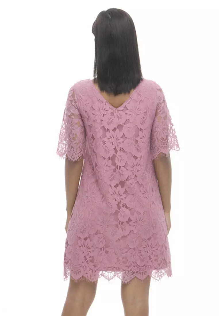 Calliope All Over Lace Shift Dress