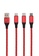 PAVAREAL Pavareal DC66 6A USB Charging Data Cable 3 in 1 Fast Charging Braided Durable Rapid Charging Cable - RED 42EB8ESB85703EGS_1