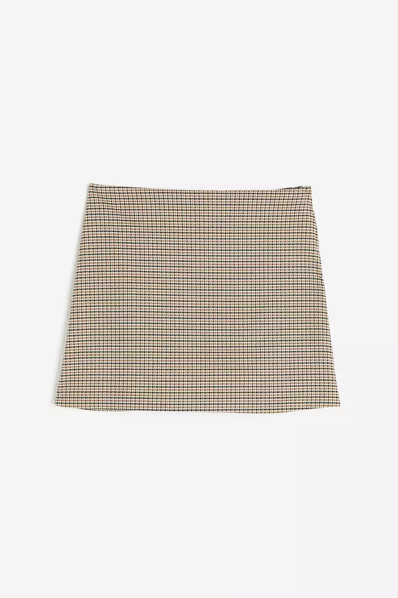 Plaid mini outlet skirt h&m