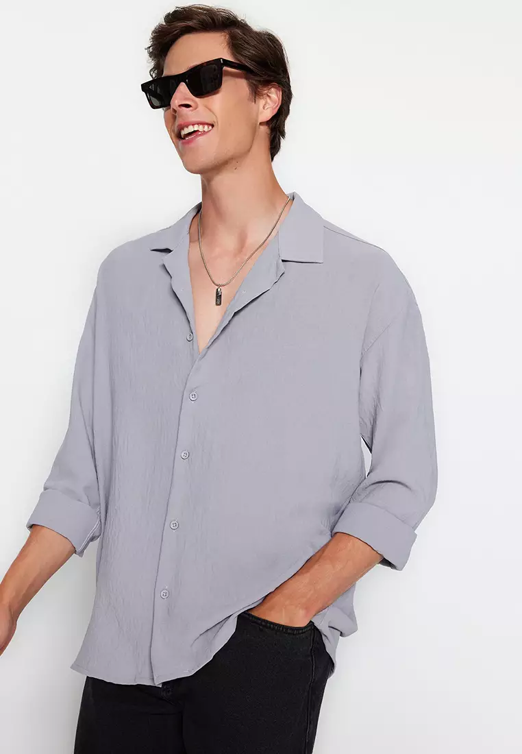 Collared Oversized Shirt