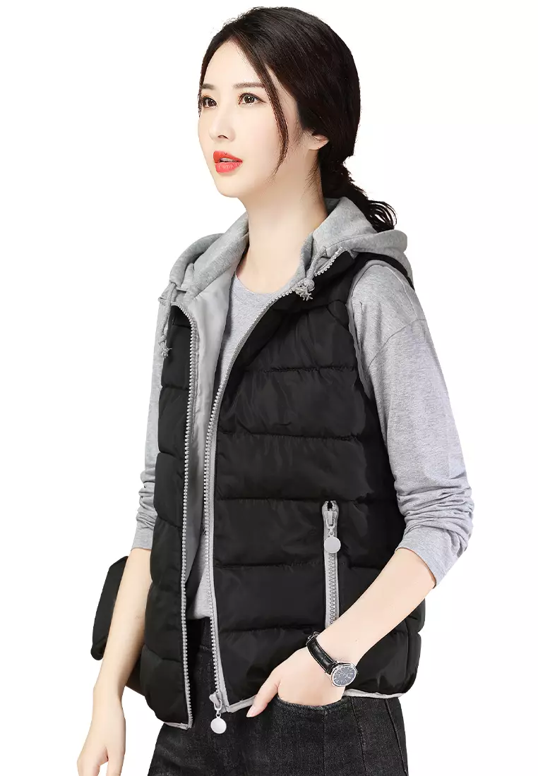 Girls gray outlet vest