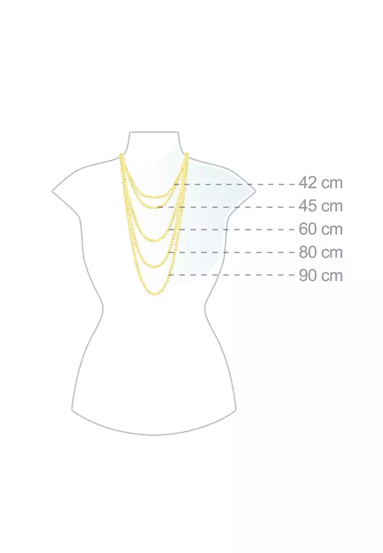 Necklace Crystal Gold