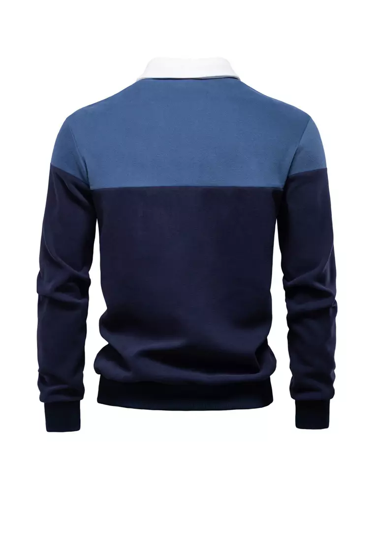 Casual Color Matching Polo Shirt AX-HD3006