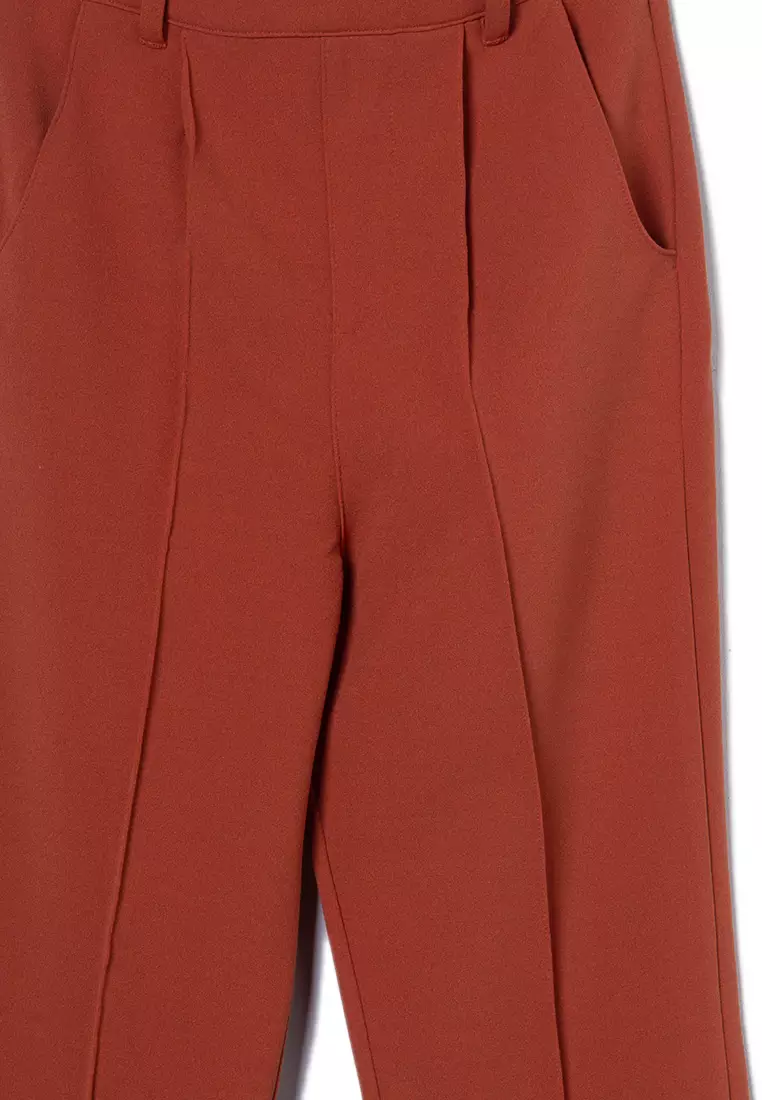 Buy GLOBAL WORK Slim Fit Flared Trousers Online ZALORA Malaysia