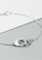 ZITIQUE silver Women's Interlocking Handcuffs Chain Bracelet - Silver 8DD0AAC9A98F76GS_2