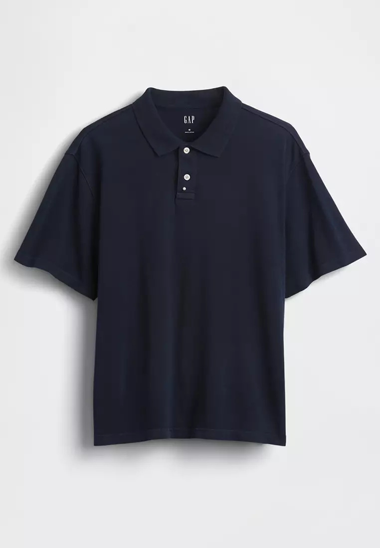 Short Sleeve Relaxed Polo Shirt