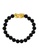 TOMEI TOMEI Pixiu Black Agate Bracelet, Yellow Gold 999 0B1ECAC0C51D5FGS_3