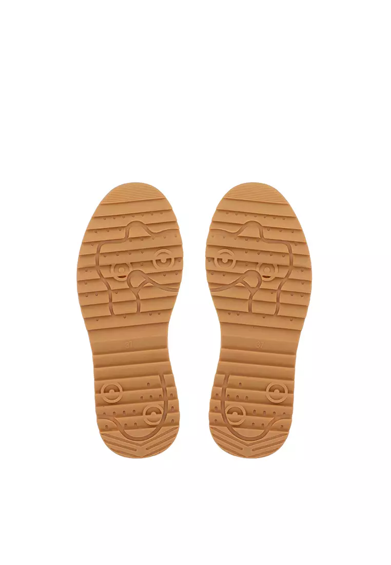 Dark Beige CR "The Cursive" Street Sneakers