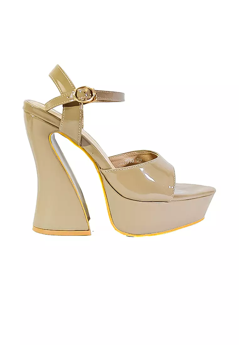 Discount on Mario D' boro Runway  shoes - SKU: Women's Heeled Sandals LX 27010 Beige C52