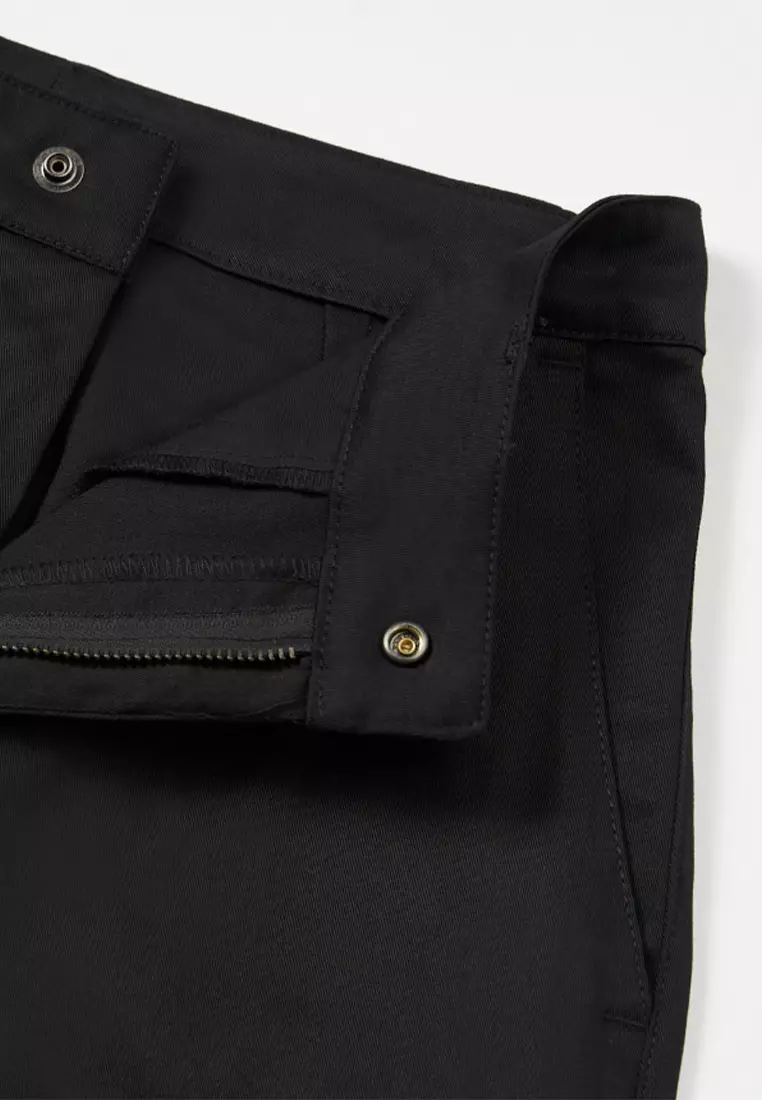 Womens High Waist Cotton Pant