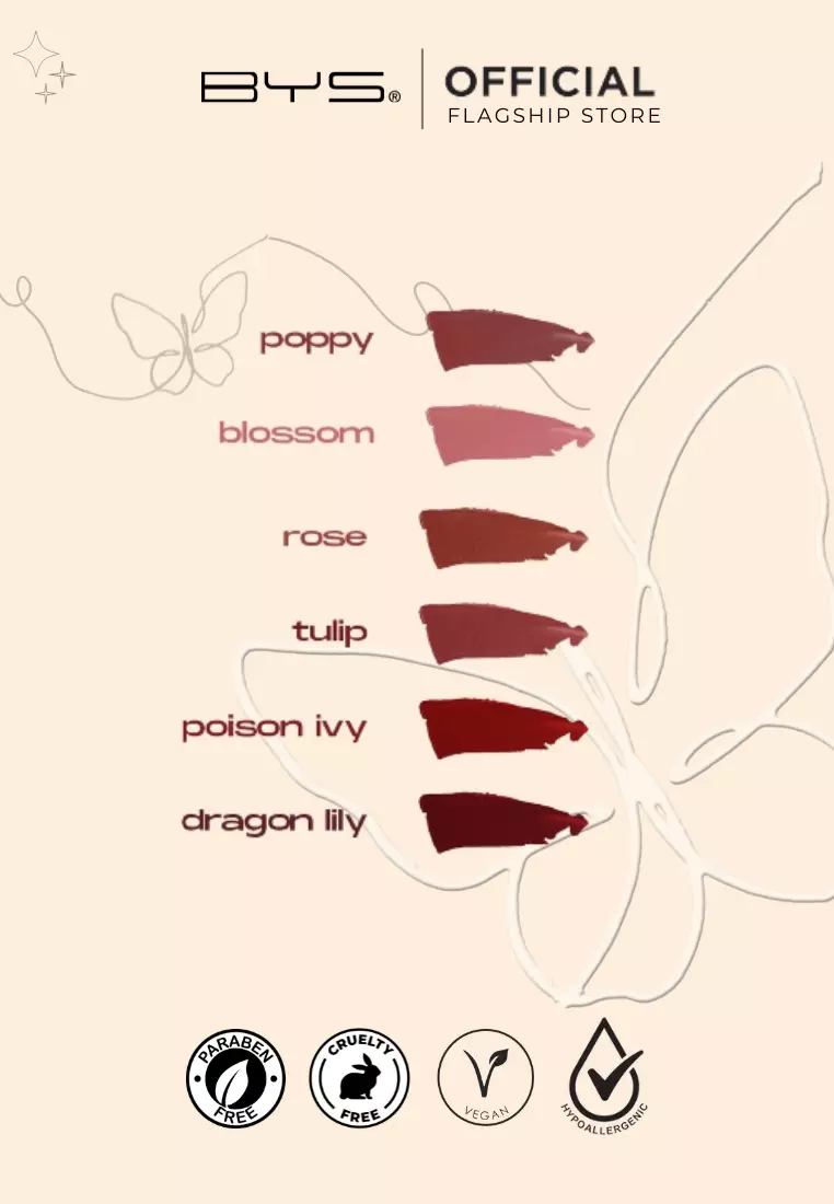 BYS Lip Nectar Liquid Lipstick - Dragon Lily