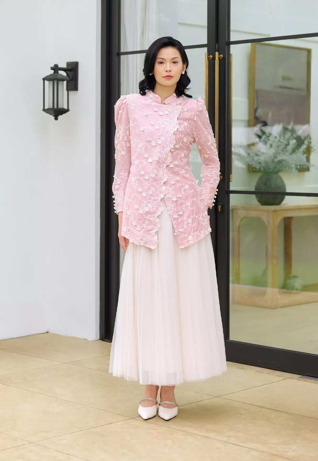 Naira Blouse - Blush