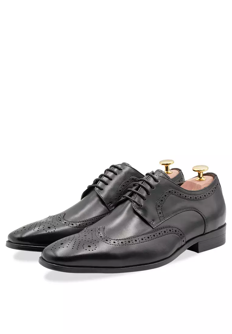 Caseros Wingtip Black Derby