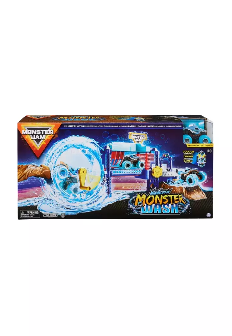 Buy Monster Jam Monster Jam Official Megalodon Monster Wash - Car Wash ...