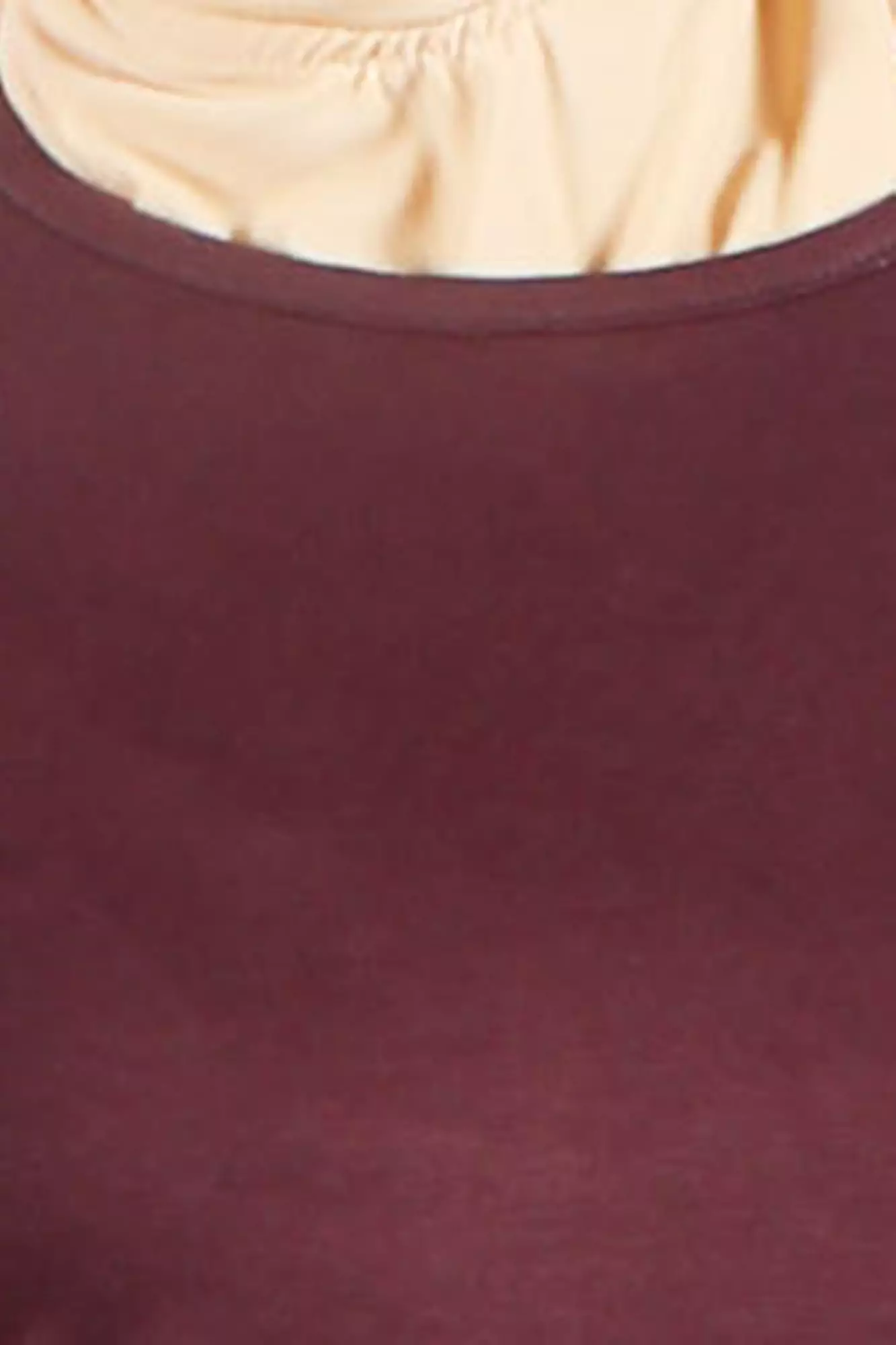 JV Hasanah Lora Inner Blouse Rayon Brown| Manset Blouse Daily Spandex Rayon