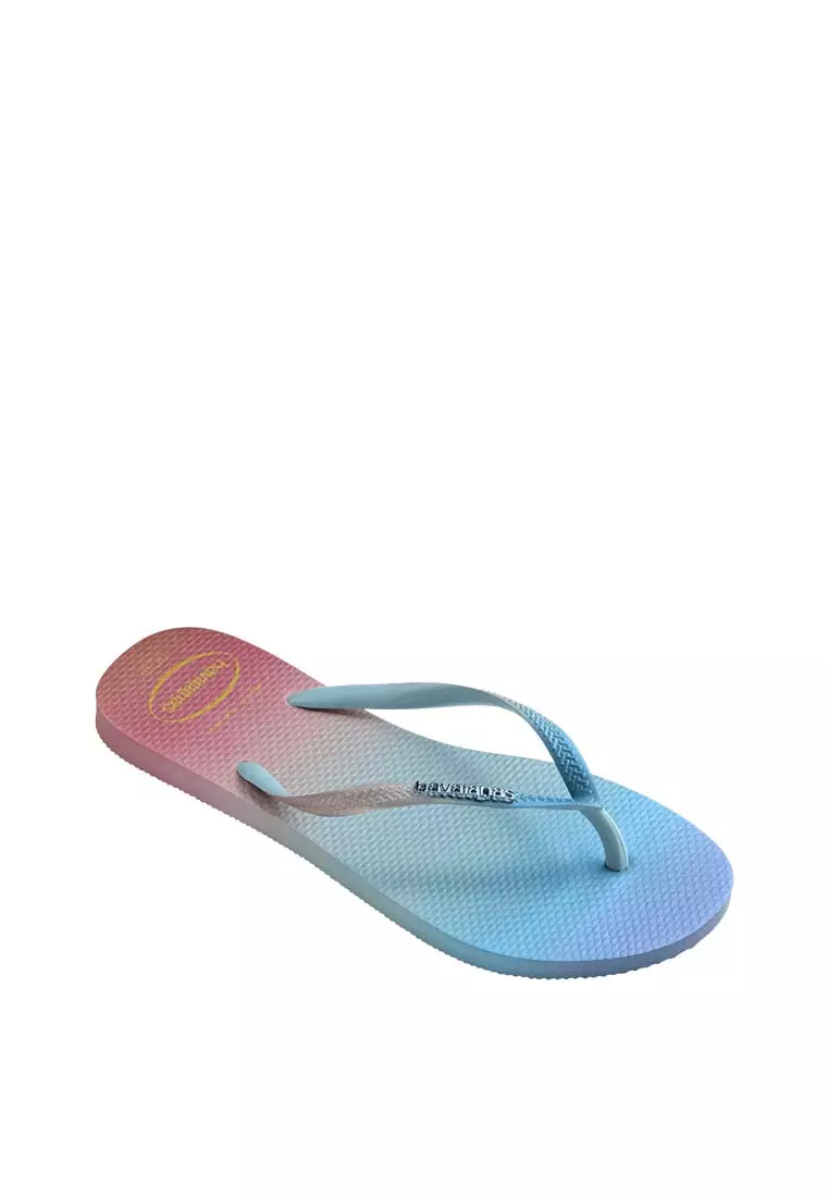 White havaianas with diamond best sale