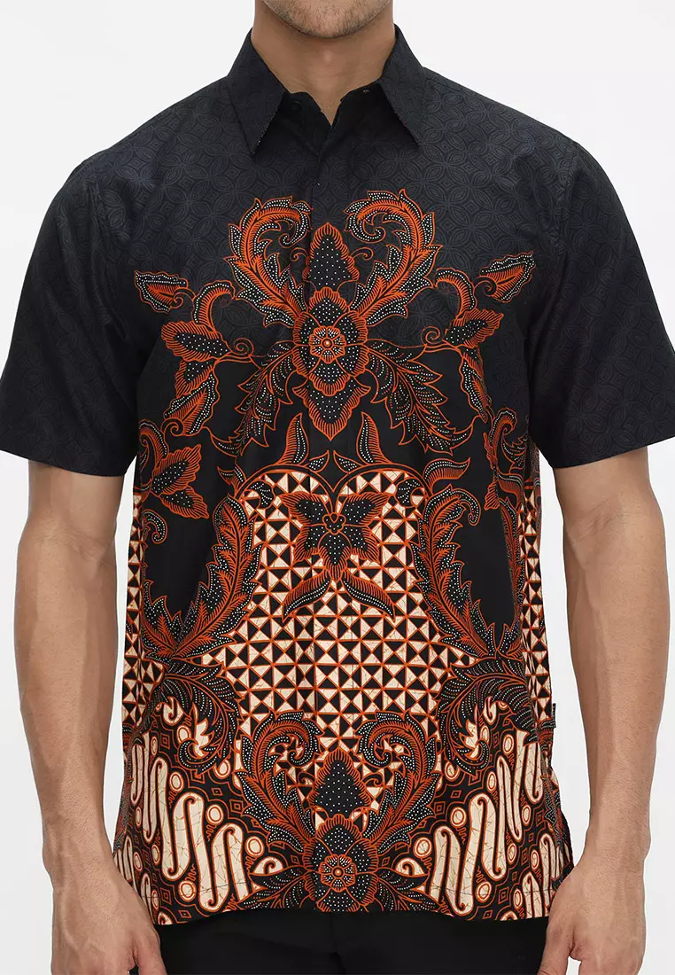 Hadinata Batik Pria Kemeja Pendek Abista Anissa