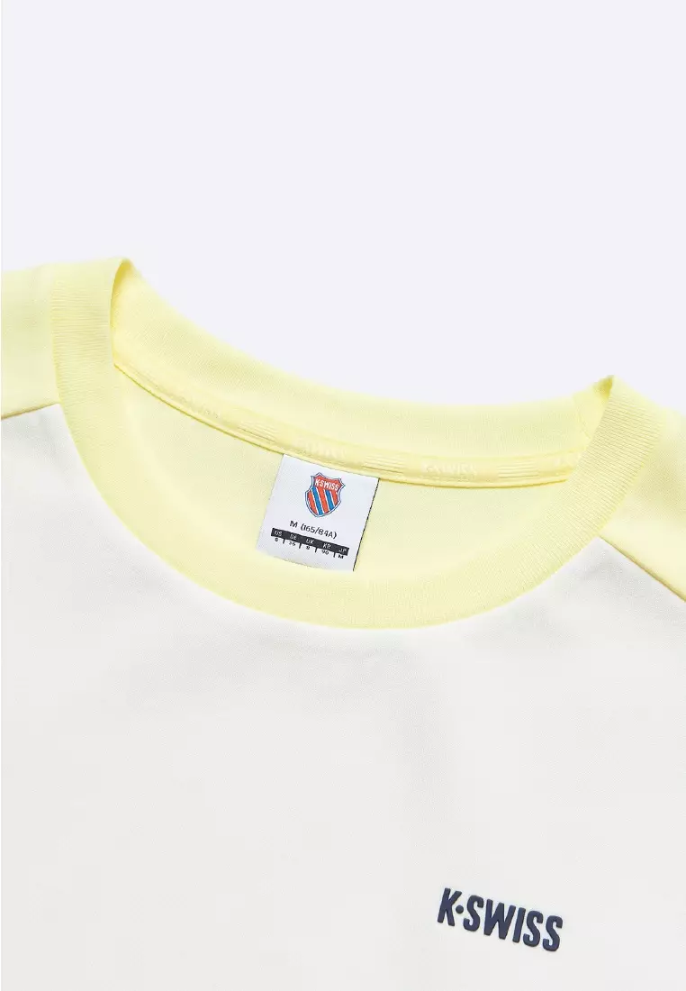 女裝 K-SWISS LOGO 拼色落肩T裇