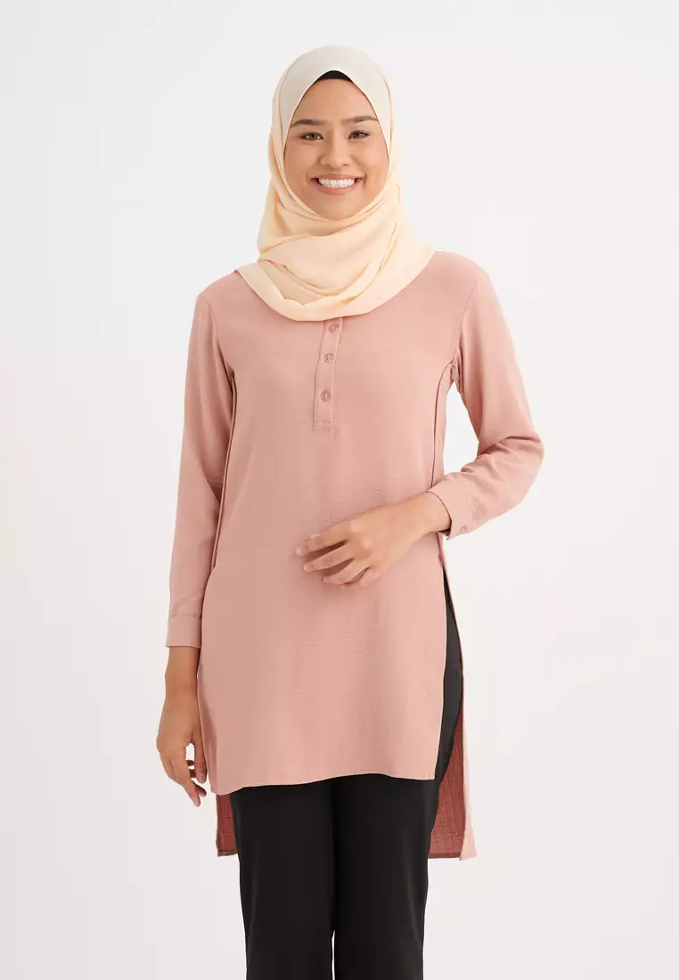 Lilian Long Tunic Blouse