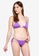PINK N' PROPER purple Basic Triangle Bikini Set B4DC9US9154904GS_1
