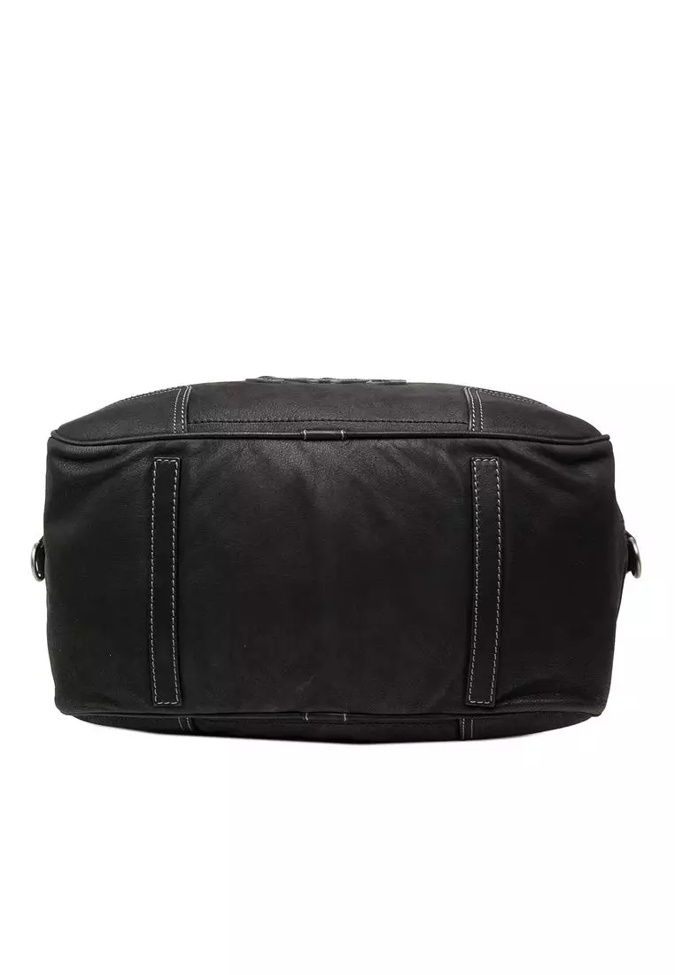 Pre-Loved Loewe Nubuck Anagram Satchel