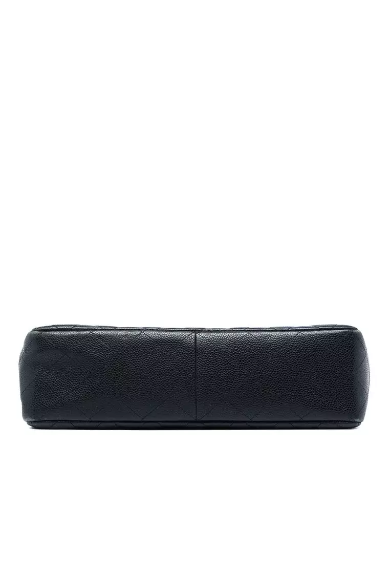 Pre-Loved Chanel Jumbo Classic Caviar Single Flap