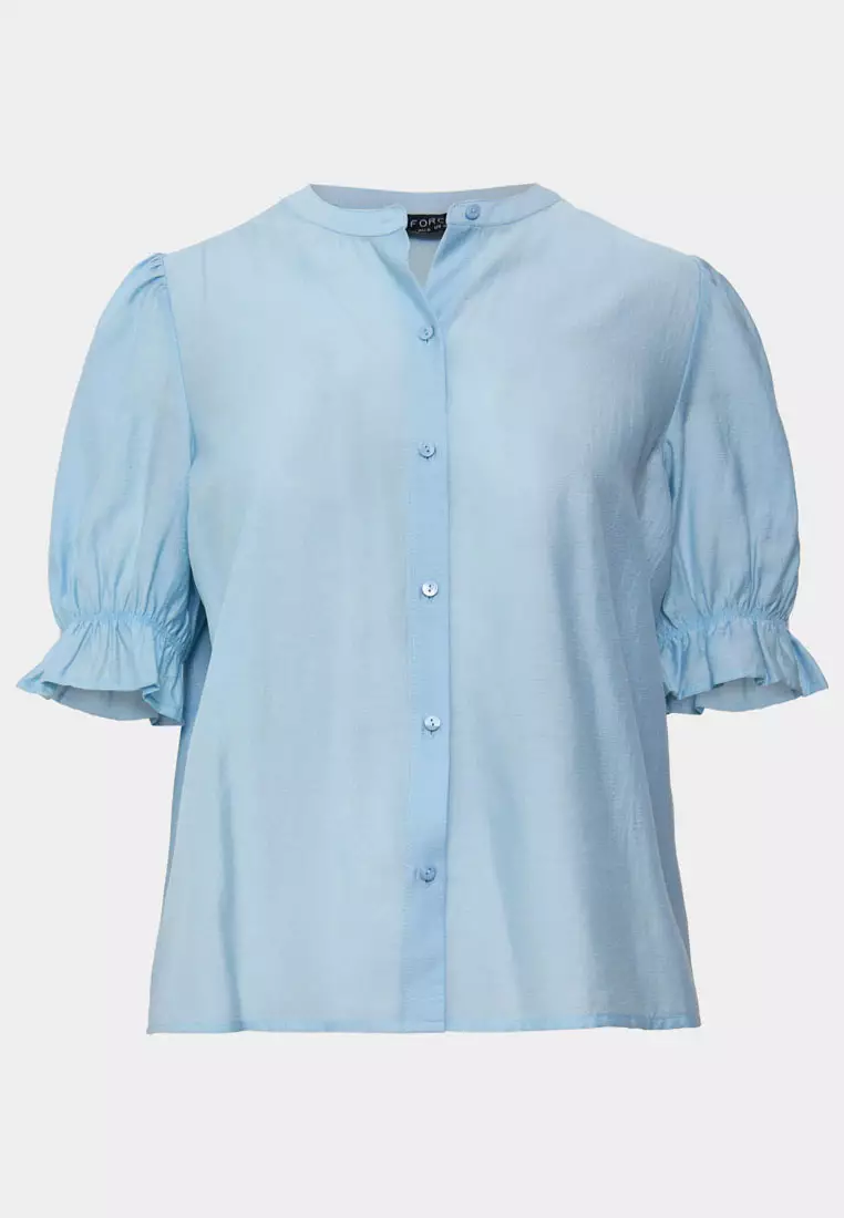 Octavia Ruffled Puff Sleeve Blouse