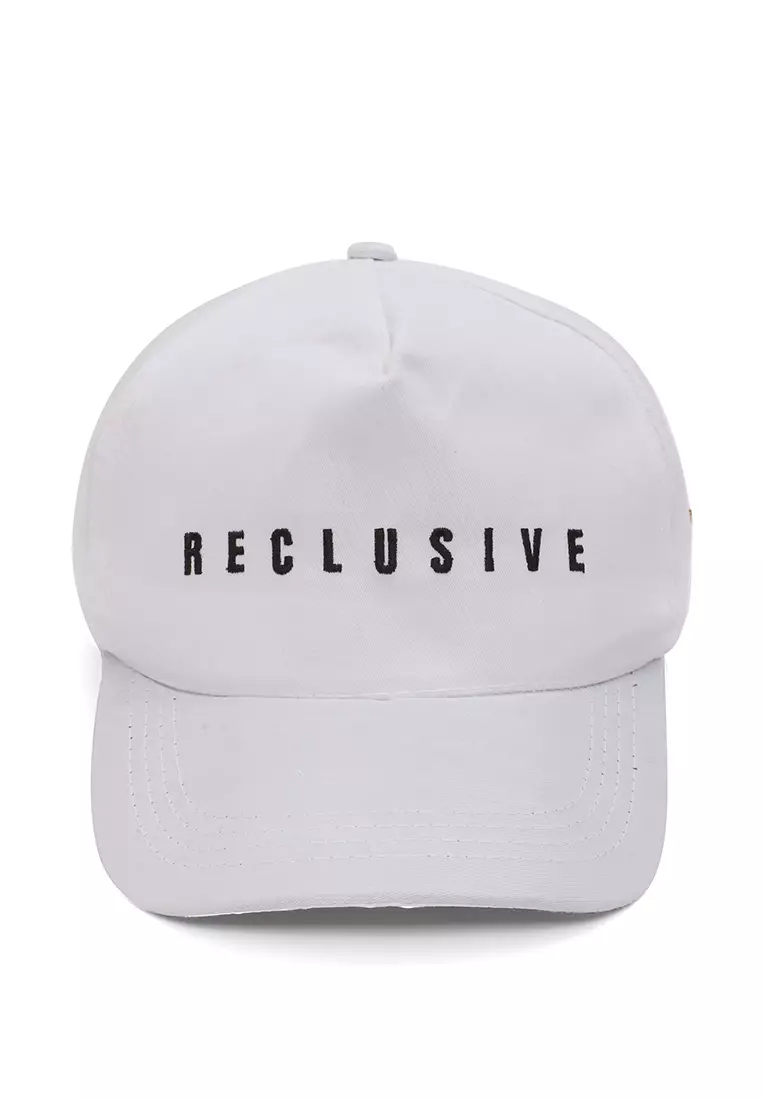 Drsh Topi Cap Snapback Baseball Motive Reclusive Material Drill ORIGINAL - White