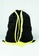 AMNIG black and yellow AMNIG Drawstring Bag (Black/Safety Yellow) 2C052AC7E1C259GS_4