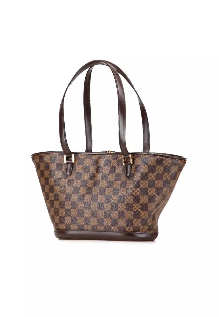 Pre-Loved Louis Vuitton Damier Ebene Manosque Pm