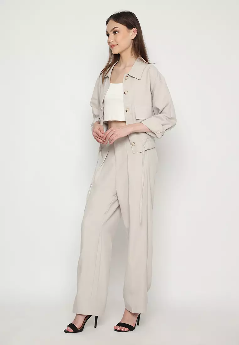 Mannequin Casual Pocket Outter Set