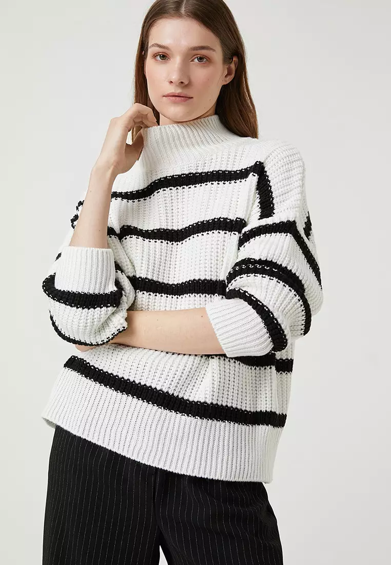 Jual KOTON Oversized Turtleneck Sweater Original 2025 ZALORA