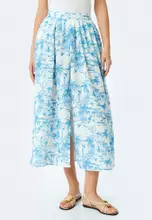 Blue Patterned