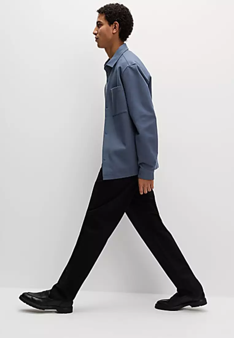 Smart Two Pocket Overshirt with Stretch