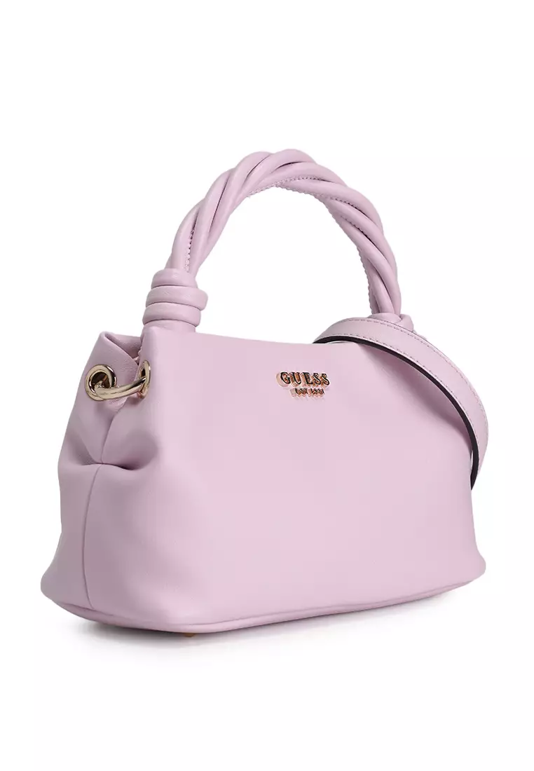 【GUESS ゲス】SANSA TWISTED TOP HANDLE サッチェル Sansa Top-Handle Bag | GUESS