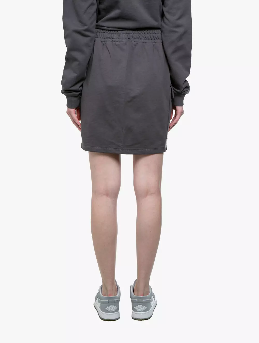 CALVIN KLEIN JEANS - EMBROIDERED LOGO SKIRT - Black - black