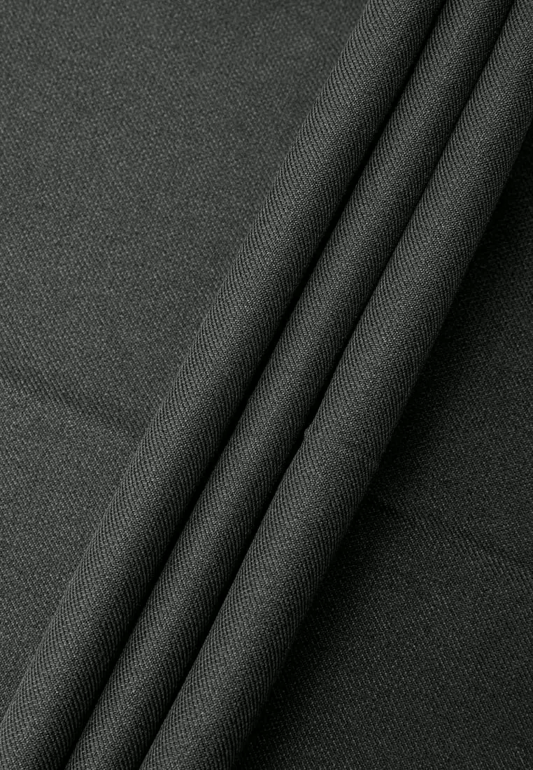 G2000 Teflon Smart Fit Twill Suit Pants with Elastic Waist Band