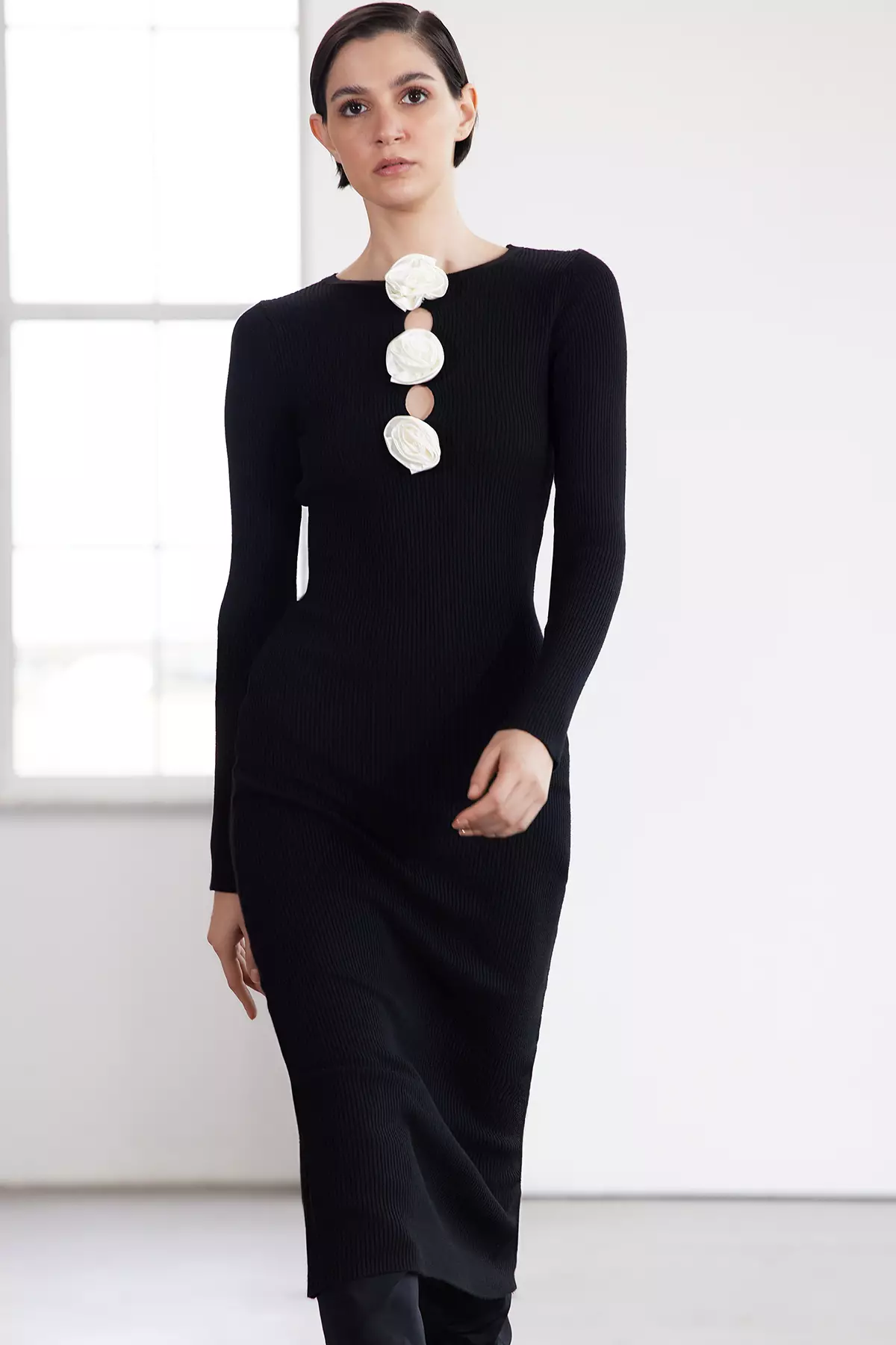 Buy Trendyol Limited Edition Black Maxi Premium Yarn/Special
