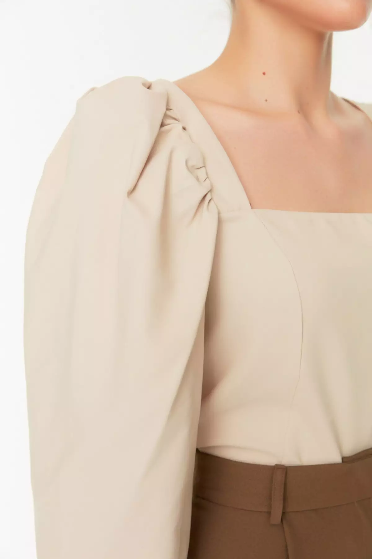 Balloon Sleeve Blouse