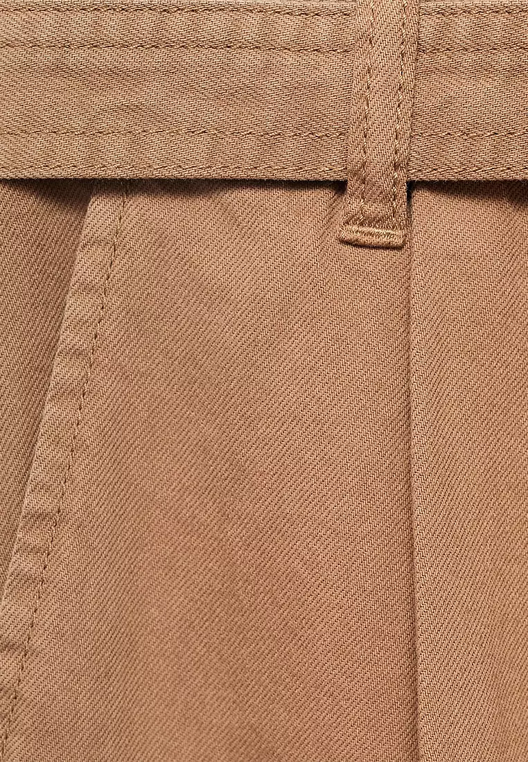 Denim Jorts With Belt