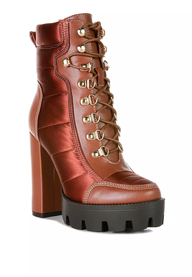 Quilted biker new arrivals boots