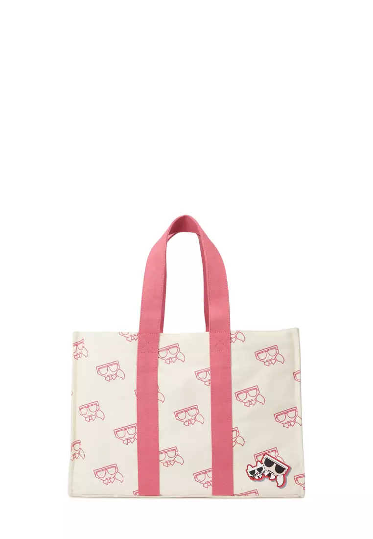 Karl lagerfeld canvas tote on sale bag