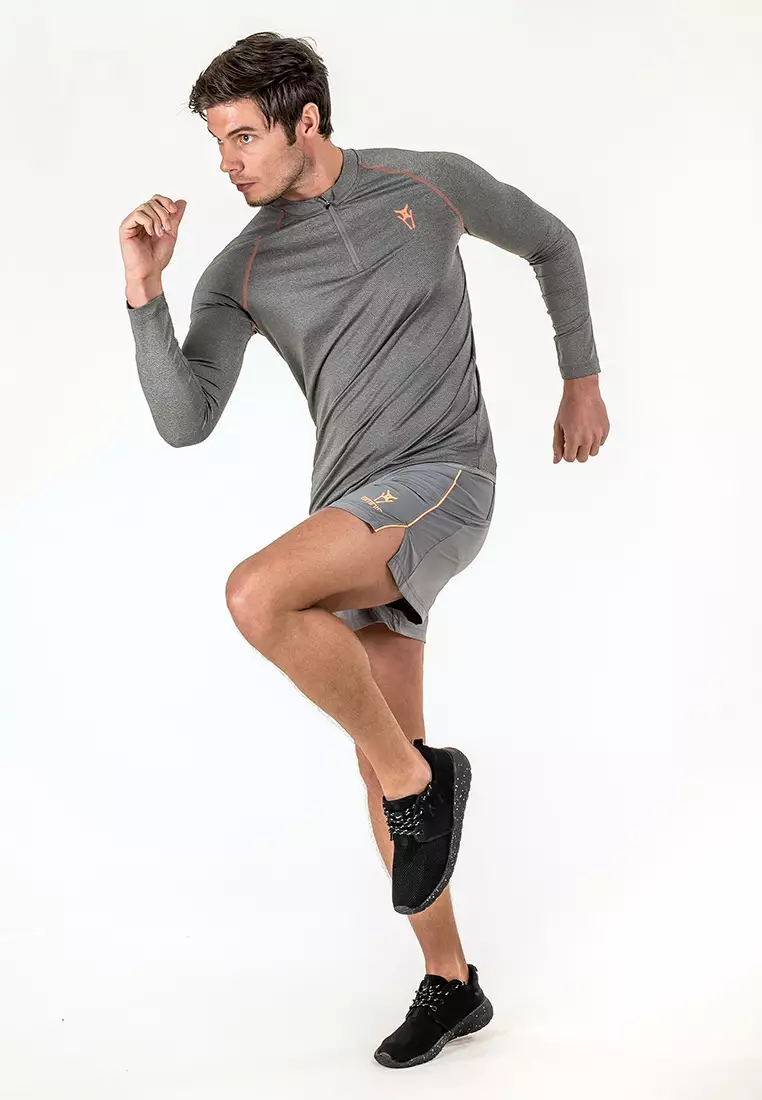 Men Alacrity Long Sleeve Top (Grey)