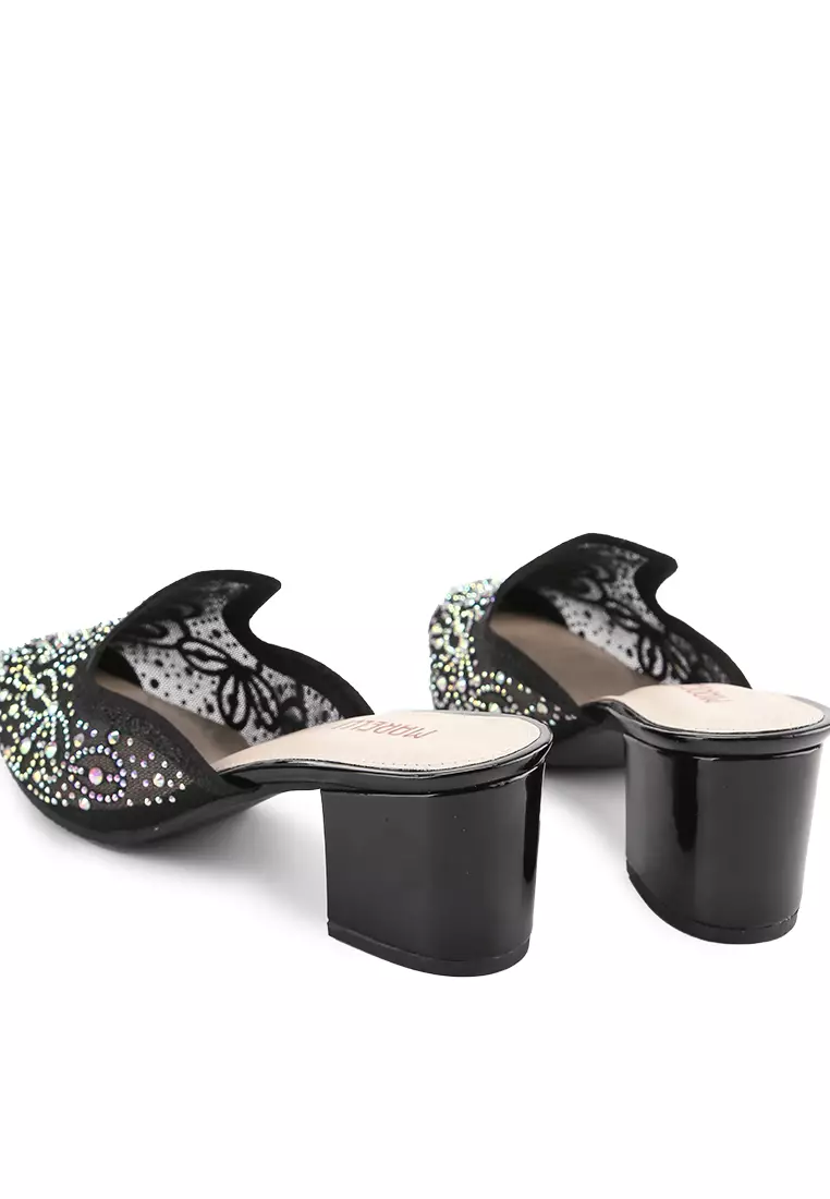 Lotuna Sandal Slop Wanita pesta