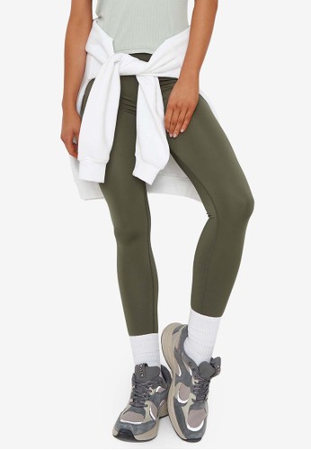 MISSGUIDED green Casual Leggings DCC52AA8D747CAGS_1