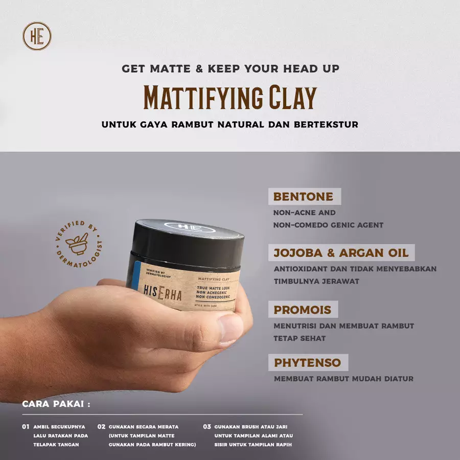 HISERHA Mattifying Clay 35gr